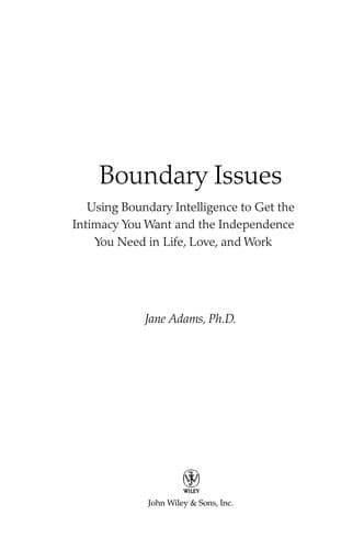 Tapa de Boundary Issues