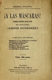 Tapa de !A las máscaras!