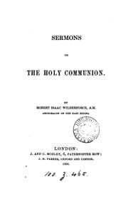 Tapa de Sermons on the holy communion