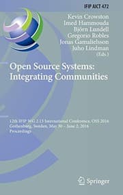 Tapa de Open Source Systems : Integrating Communities