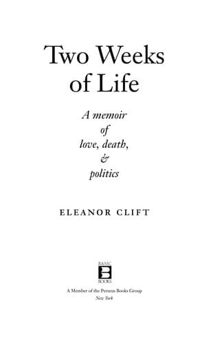 Tapa de Two weeks of life