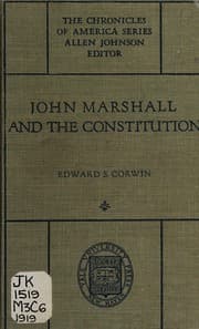 Tapa de John Marshall and the Constitution