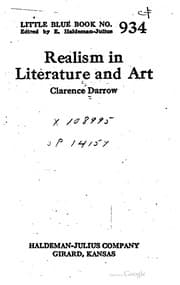 Tapa de Realism in literature and art