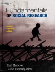 Tapa de Fundamentals of social research