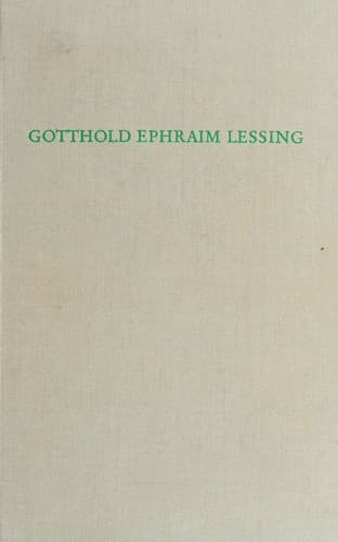 Tapa de Gotthold Ephraim Lessing
