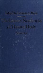 Tapa de The Literary Notebooks of Thomas Hardy