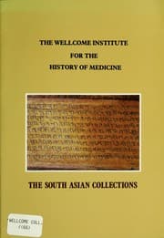 Tapa de The South Asian collections of the Wellcome Institute for the History of Medicine