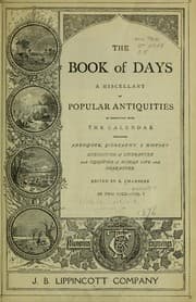 Tapa de The book of days