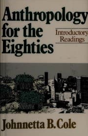 Tapa de Anthropology for the eighties