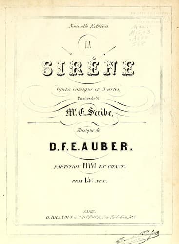 Tapa de La sirène