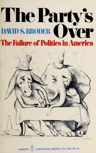 Tapa de The party's over