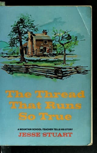 Tapa de The thread that runs so true.