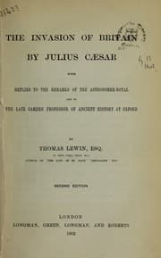 Tapa de The invasion of Britain by Julius Caesar