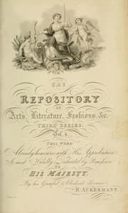 Tapa de The Repository of arts, literature, commerce, manufactures, fashions and politics