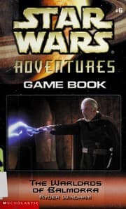 Tapa de Star Wars - The Warlords of Balmorra Game Book