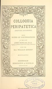 Tapa de Colloquia peripatetica ...