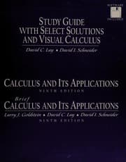 Tapa de Study guide with selected solutions