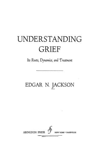 Tapa de Understanding Grief