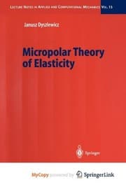 Tapa de Micropolar Theory of Elasticity