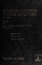 Tapa de Collective bargaining in public employment