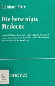 Tapa de Die bereinigte Moderne
