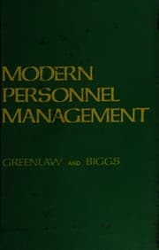 Tapa de Modern personnel management