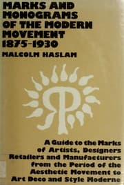 Tapa de Marks and monograms of the modern movement 1875-1930