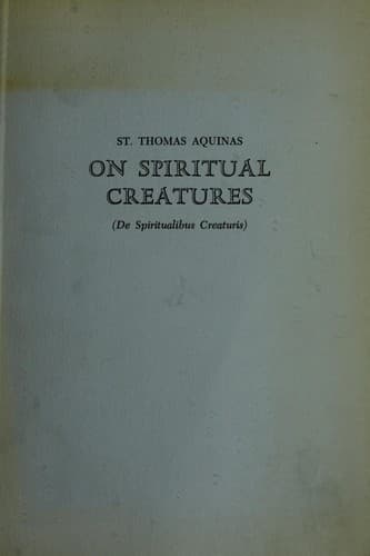 Tapa de Saint Thomas Aquinas