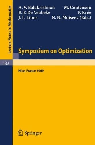 Tapa de Symposium on Optimization