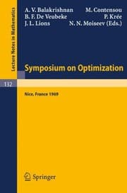 Tapa de Symposium on Optimization