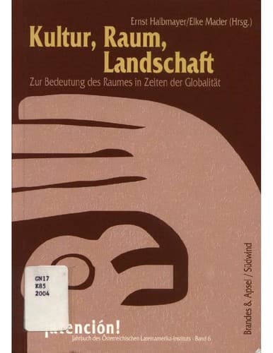 Tapa de Kultur. Raum, Landschaft