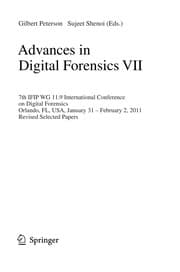 Tapa de Advances in Digital Forensics VII