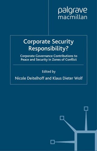 Tapa de Corporate security responsibility?