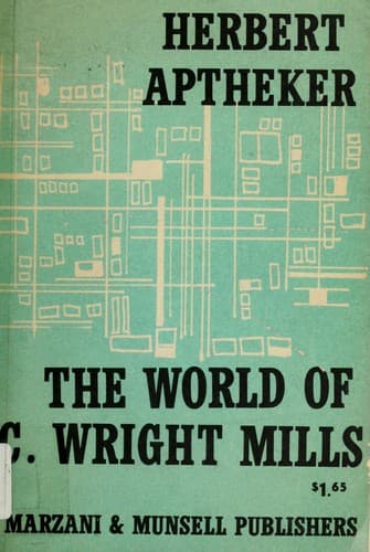 Tapa de The world of C. Wright Mills