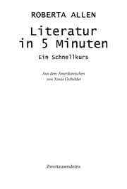 Tapa de Literatur in 5 Minuten