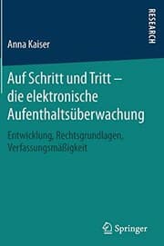 Tapa de Auf Schritt und Tritt – die elektronische Aufenthaltsüberwachung