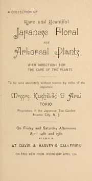 Tapa de A collection of rare and beautiful Japanese floral and arboreal plants