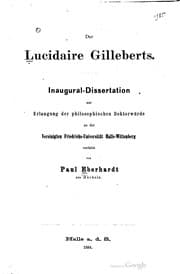 Tapa de Der Lucidaire Gilleberts