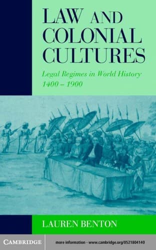 Tapa de Law and Colonial Cultures