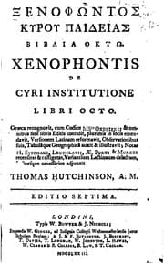 Tapa de Xenophōntos Kyrou paideias biblia oktō: Xenophontis de Cyri institutione ..