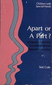 Tapa de APART OR A PART PB (SEE NOTES) (Children With Special Needs Series)
