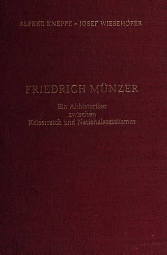 Tapa de Friedrich Münzer