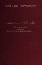 Tapa de Friedrich Münzer