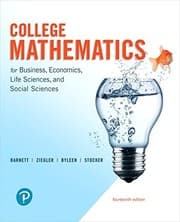 Tapa de College Mathematics for Business, Economics, Life Sciences, and Social Sciences