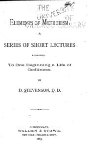 Tapa de Elements of Methodism