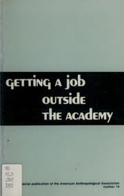 Tapa de Getting a job outside the academy. --