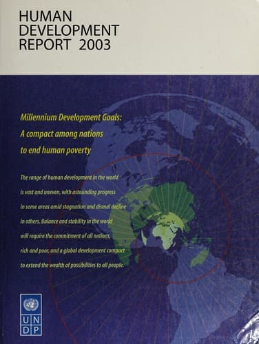 Tapa de Human development report 2002