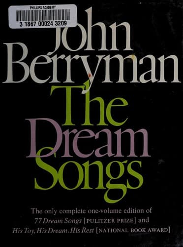 Tapa de The dream songs