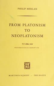Tapa de From Platonism to Neoplatonism