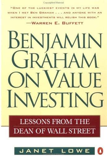 Tapa de Benjamin Graham on Value Investing